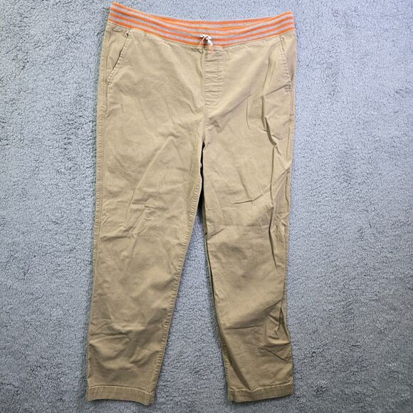 Lands End Women's Tan Brown Sweatpants Drawstring Stretch Size 2XL - Picture 1 of 14